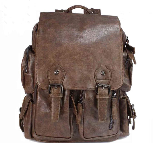 J404 Pu Leather Backpack